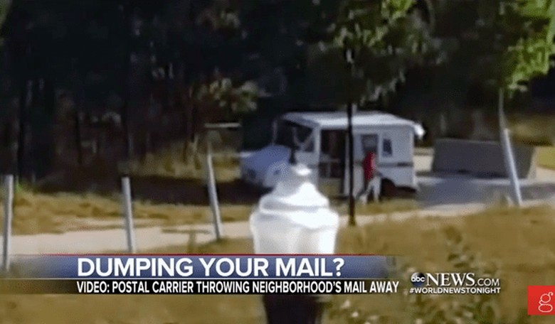 What?!? A Georgia Postal Worker Caught Dumping Mail in Woods