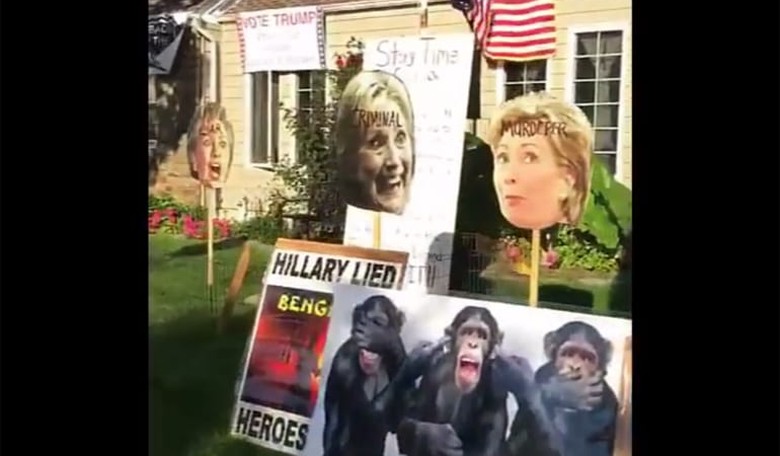 Halloween Horror: House in NY Displays Anti-Hillary Themed Decor
