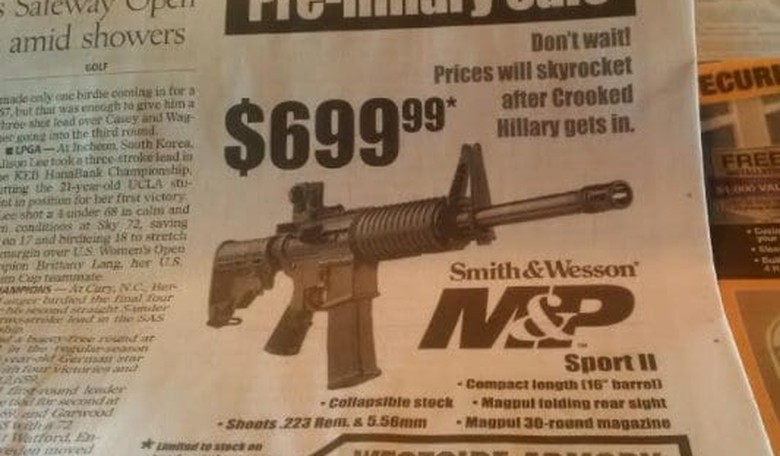NRA Takes a Victory Lap: Record 27+ Million Guns Sold in 2016