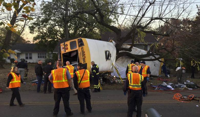 UPDATE: Driver Charged; at Least Six Dead in Chattanooga School Bus Crash