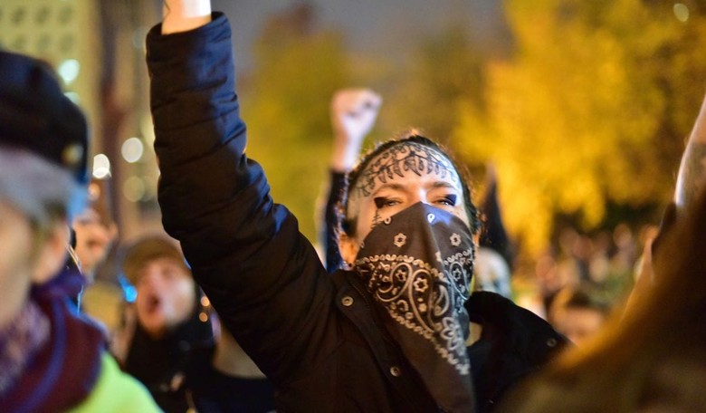 Anti-Trump Protesters and Their Five 'Demands'