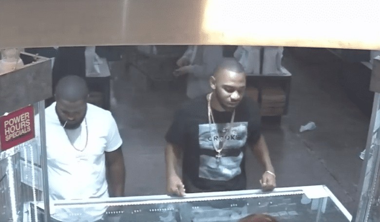 Caught on Camera-- 2 Guys Chat up Saleswoman to Steal $30,000 of Engagement Rings