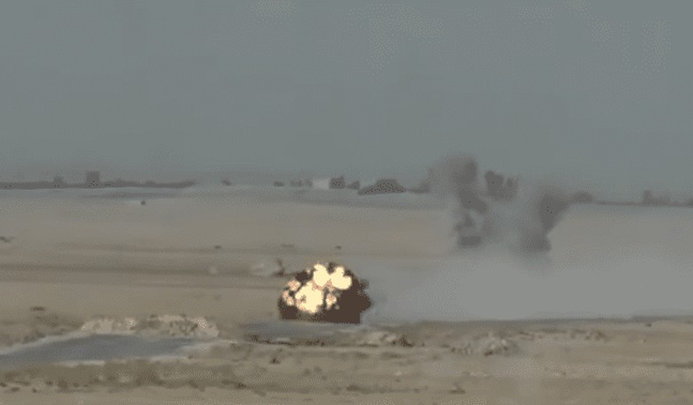 Watch the Syrian Forces Blow Up an ISIS Attack Vehicle