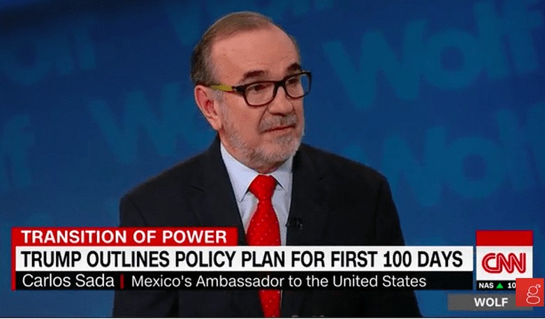 Mexican Ambassador Says No Way Mexico Will Pay for Trump's Wall
