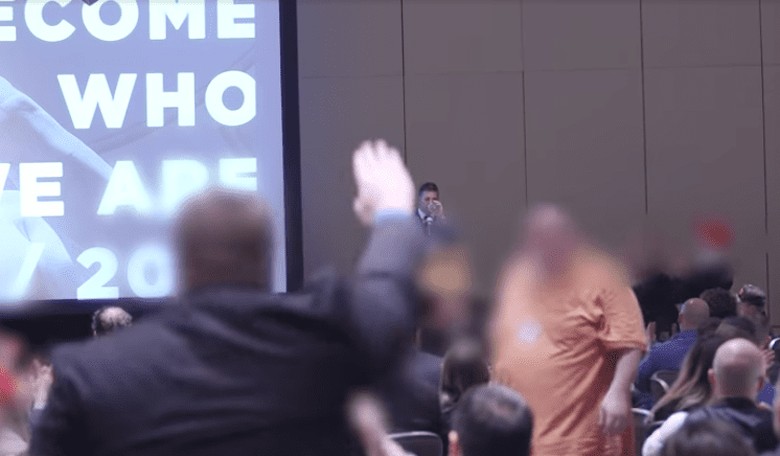 White Supremacy Group Celebrates Trump's Victory, Chants 'Hail Trump'