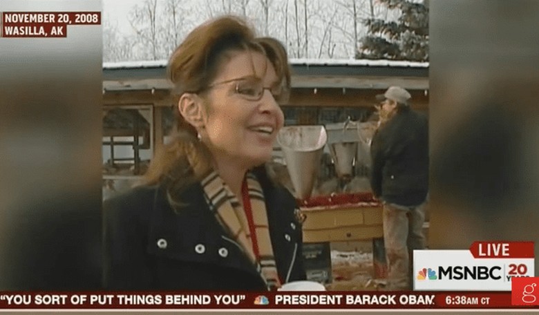 Remember When Sarah Palin Pardoned a Turkey While One Was Being Slaughtered Behind Her?