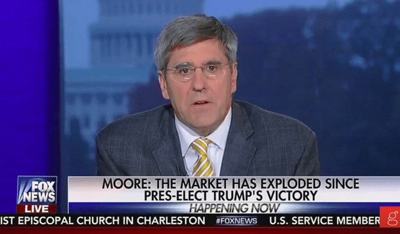 Economist Steve Moore Says the Stock Market Is up Because of Trump's Deregulations and Tax Cuts