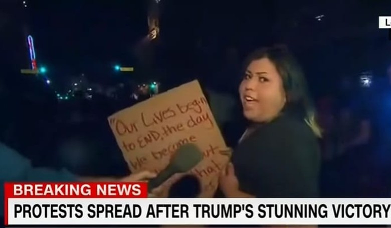 [WATCH] Anti-Trump Protester: 'People Have to Die'