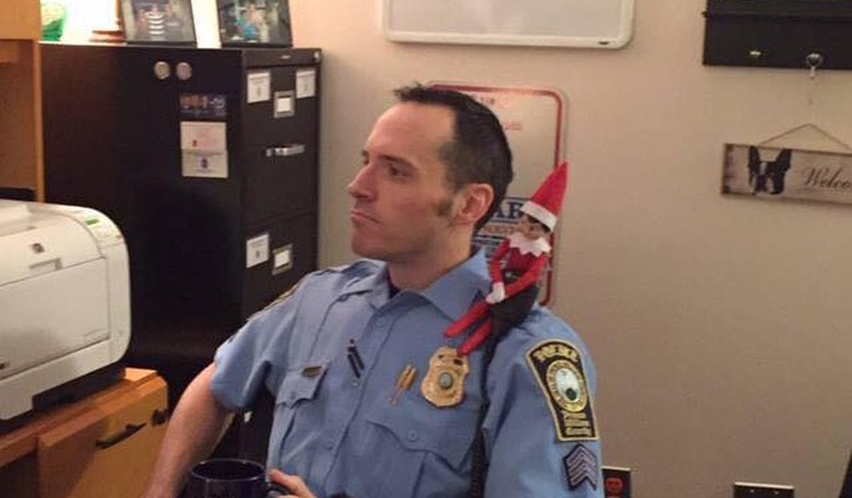 Police Sergeant Keeps Christmas Alive for Boy Whose Elf on the Shelf Was Stolen