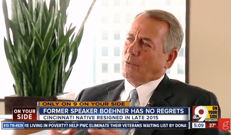 John Boehner: 'Thank God I'm Not in the Middle of This'