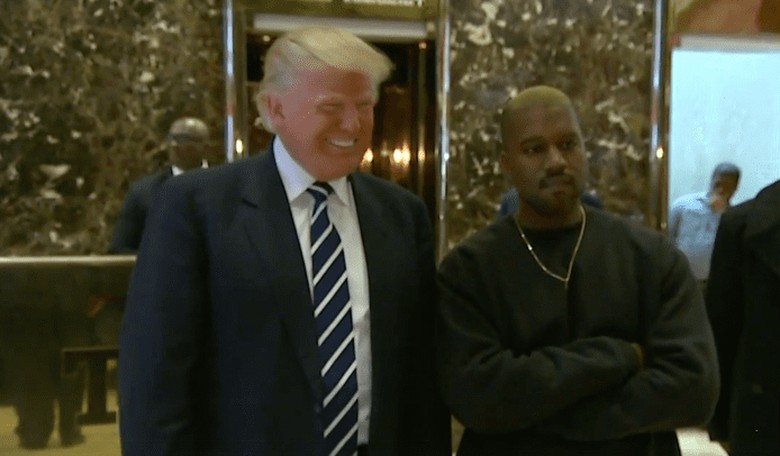 Donald Trump Appears With Kanye West