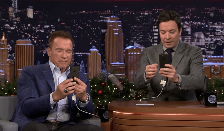 Arnold Schwarzenegger Becomes the First Former Governor to Have a Snapchat Interview With Jimmy Fallon...