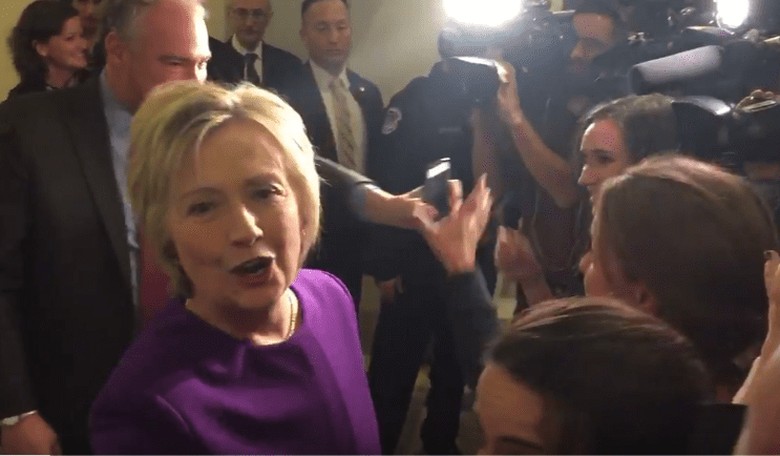 Sobbing Kaine Staffers Blubber Over Hillary After Reid Event