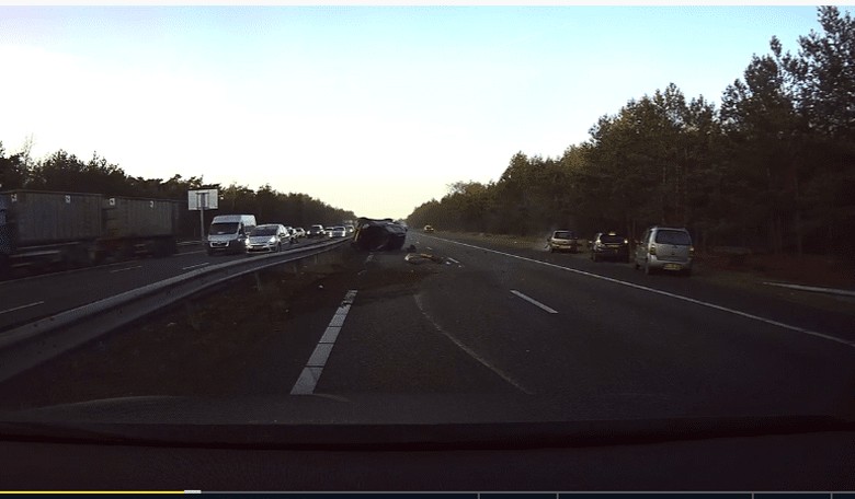 Tesla Autopilot Predicts Crash About to Happen 2 Cars Ahead