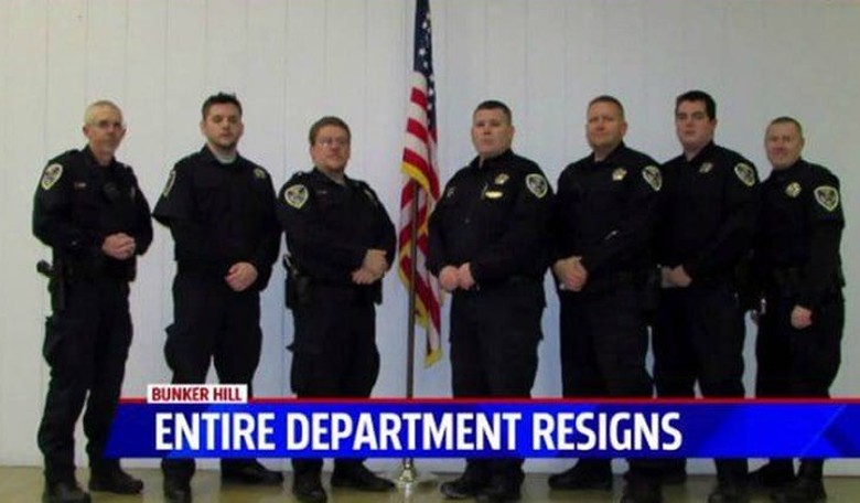 Indiana Town's Entire Police Force Quits, Citing Requests to 'Do Illegal, Unethical and Immoral Things'