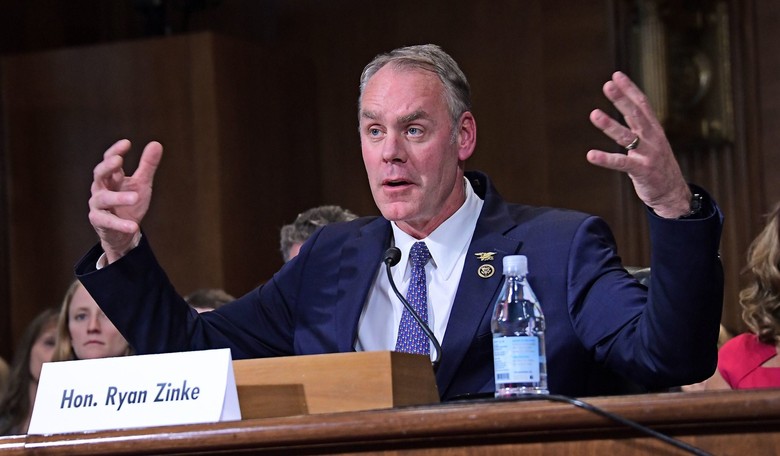 Interior Secretary Describes Self as 'Supporting Commander' of Border Wall