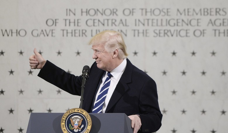 Trump Disputes Inaugural Crowd Estimates During Visit to CIA