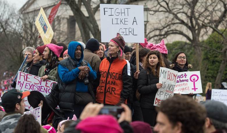 'The President is Not America; We are America,' Hundreds of Thousands of Marchers Told