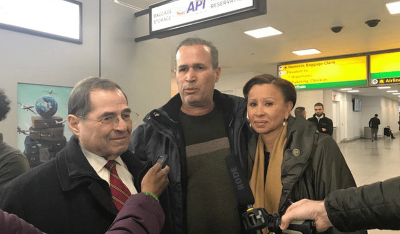 Vetted Iraqi Refugees Detained at JFK Challenge Trump Order in Court; One Released