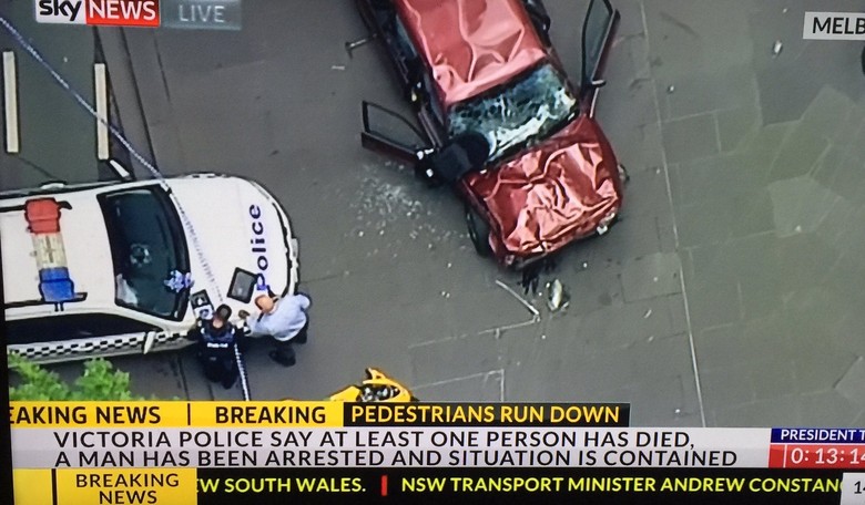 Terror Attack in Australia? Driver Plows Vehicle into Pedestrians in Melbourne