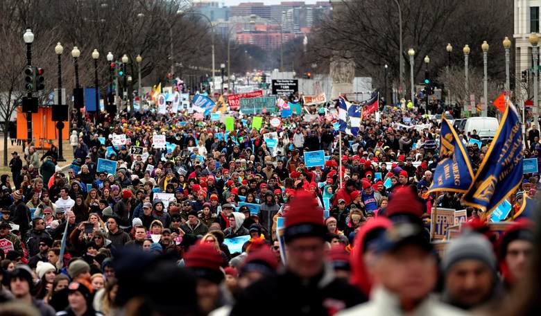 MSM BIAS: Headlines From the Women's March vs. March for Life Prove It