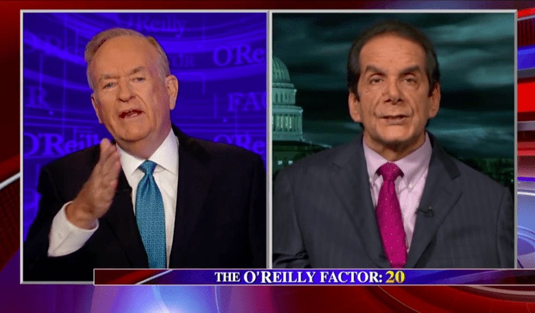 Bill O'Reilly and Charles Krauthammer Fought Over Hollywood Celebrities?!?