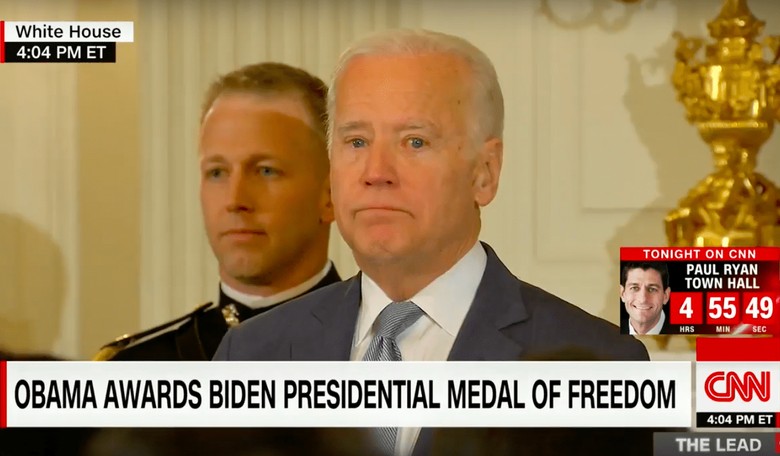 Obama Awards Teary-Eyed Biden Presidential Medal of Freedom in Surprise Ceremony