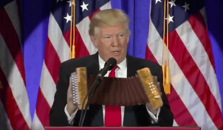 Life Accordion to Donald Trump