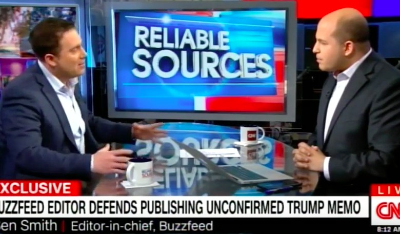 Even CNN Is Mad at BuzzFeed for Sharing the Trump Dossier...