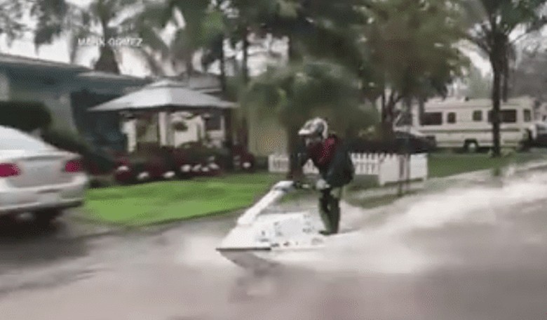 This Guy Jet-Skied Through a Southern California Street
