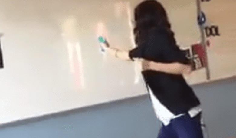 Texas Teacher Screams 'DIE' While Shooting Water at Trump Inauguration Video in Class