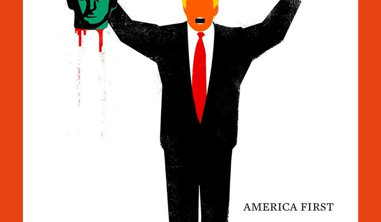 Shocking 'Der Spiegel' Cover Depicts Trump Beheading Statue of Liberty
