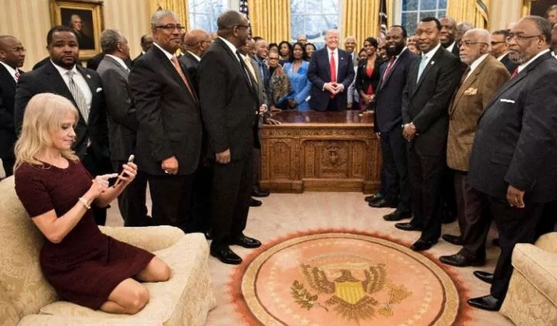 Kellyanne Conway's 'Sofa Scandal' May be the Dumbest Trump Controversy Yet