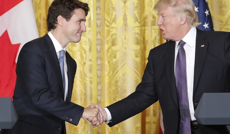 Trudeau Emphasizes 'Policies of Openness... Without Compromising Security' in Trump Meeting
