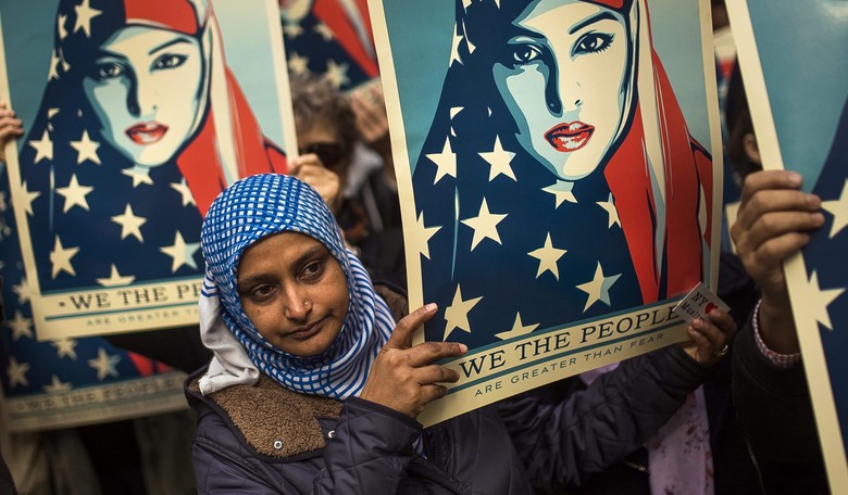 'I Am a Muslim, Too' Say Thousands at New York Rally