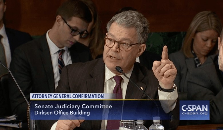 Al Franken Was Called out for His Shady Behavior in the Senate