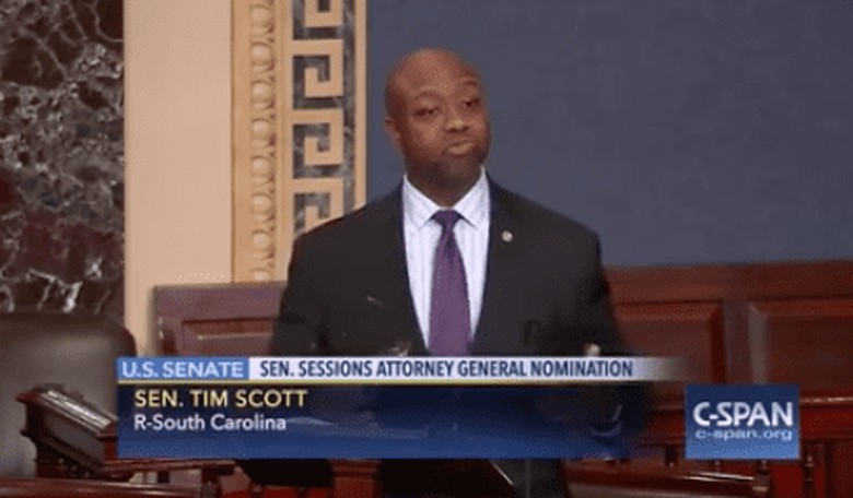 Sen. Tim Scott Called Racist Slurs for Supporting Jeff Sessions