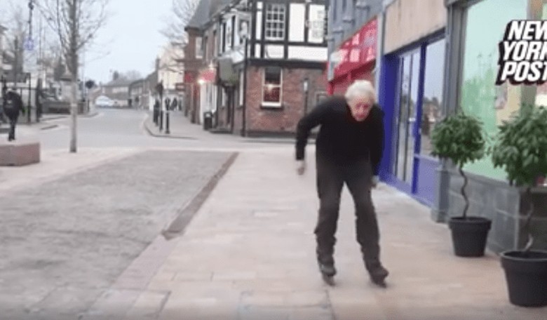 Meet the 79-Year-Old Man Who Still Rollerblades Everywhere