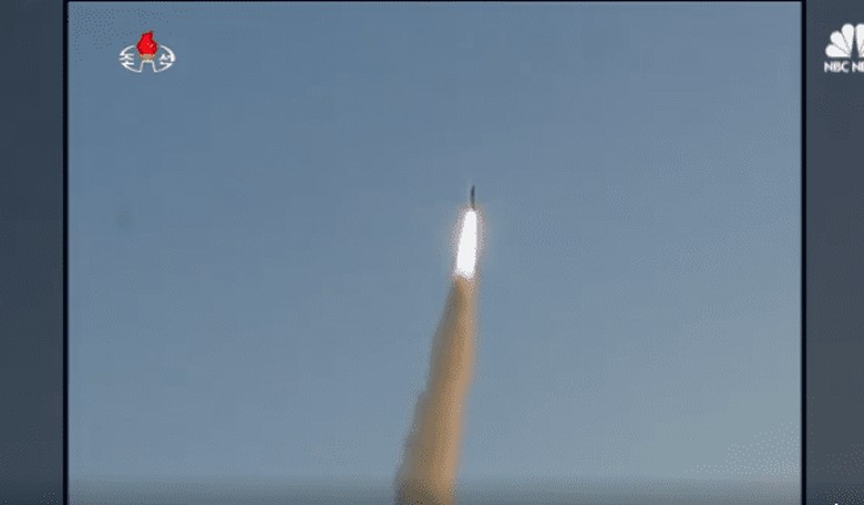 Here Is Video of North Korea's Missile Test