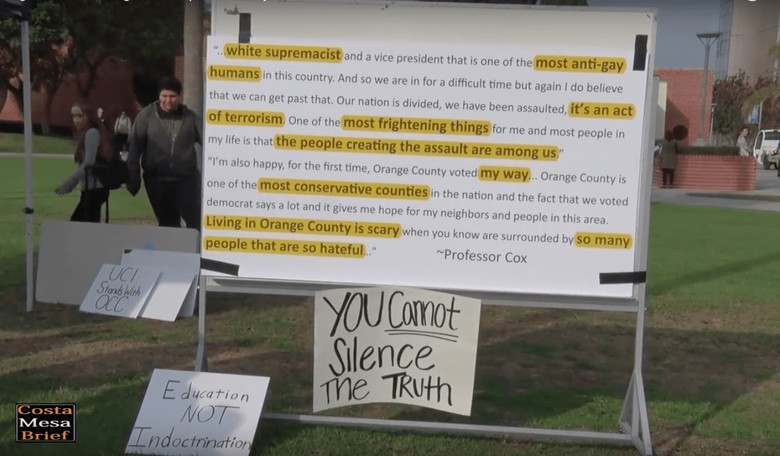 Calif. Student Suspended for Taping Prof's Anti-Trump 'Act of Terrorism' Rant