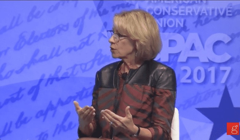 Betsy DeVos: 'My Job Isn't to Win a Popularity Contest With the Media'