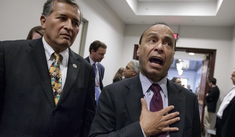 Rep. Gutierrez Handcuffed in ICE Office After Bringing Demands, Staging Sit-in