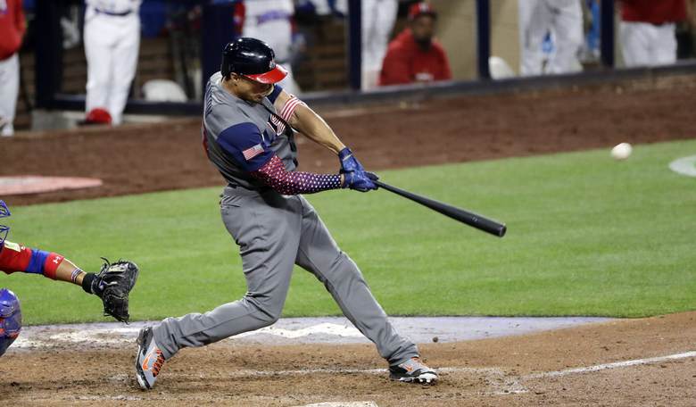 Team America: Giancarlo Stanton's World Baseball Classic Homerun Leaves the Ballpark at 117.3 MPH