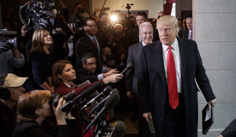 Trump Warns GOPs About Losing Their Seats in Capitol Hill Pitch for Healthcare Bill