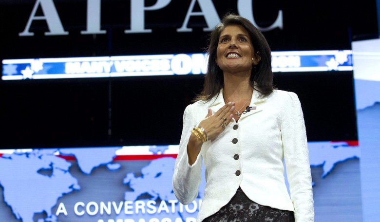 Haley Says She Wears Heels to Send Message 'We're Going to Kick Them Every Single Time'