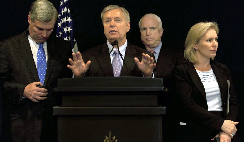 Graham, Dem Counterpart Ask DOJ, FBI for Any Warrants Related to Trump Wiretapping