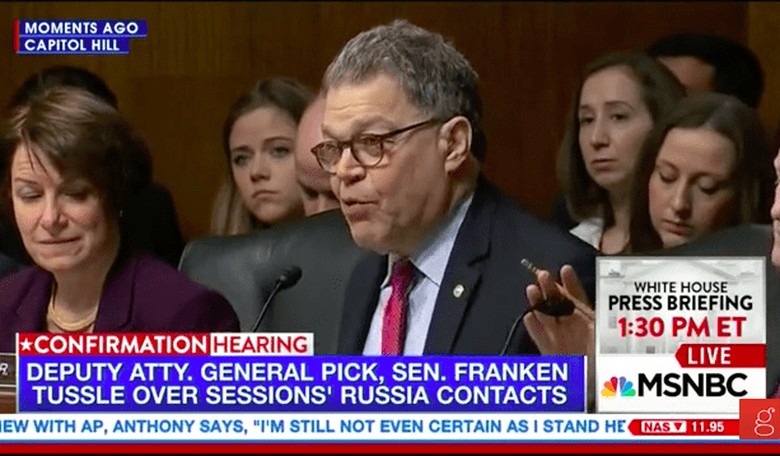 Committee Chair Called Sen. Franken Out for His 'Gotcha Question' to Sessions
