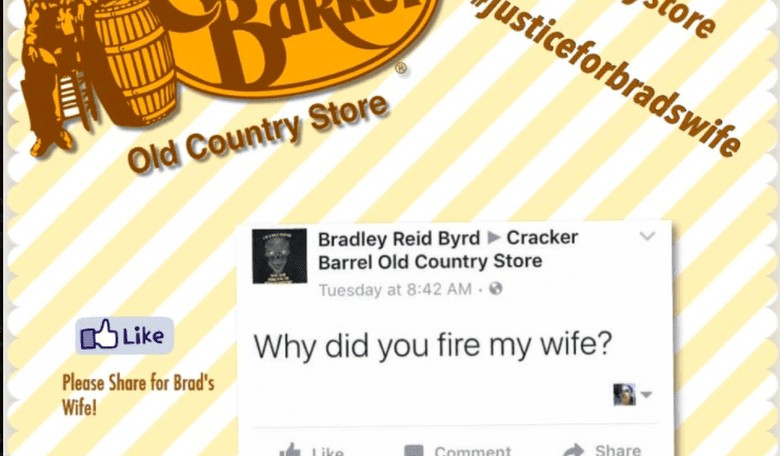 WHAT??? Why Did Cracker Barrel Fire Brad's Wife!?!?!
