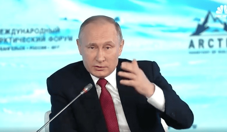 Putin Says 'Watch My Lips, No' to Deny Election Hacking
