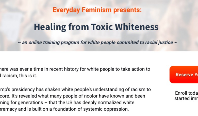 Feminist Website Launches 8-Week 'Healing from Toxic Whiteness' Program
